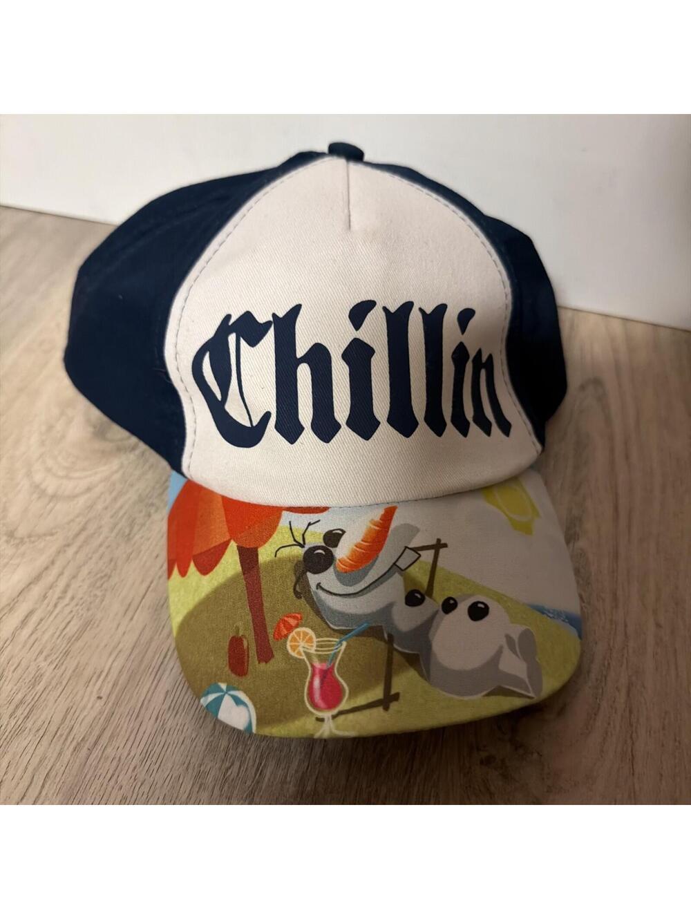 Disney Frozen Olaf Chillin Baseball Cap Youth Adjustable Hat Snowman NEW